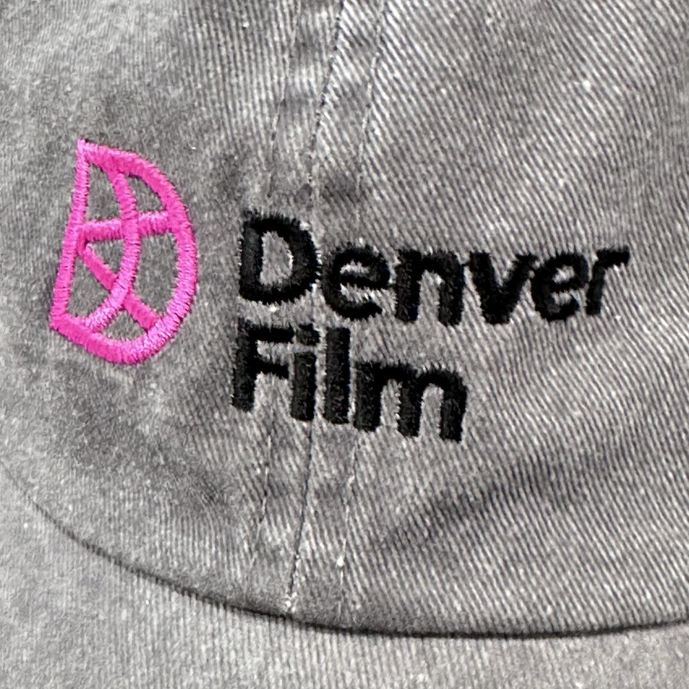 Denver Film Hat Strap Back Metal Clasp Grey