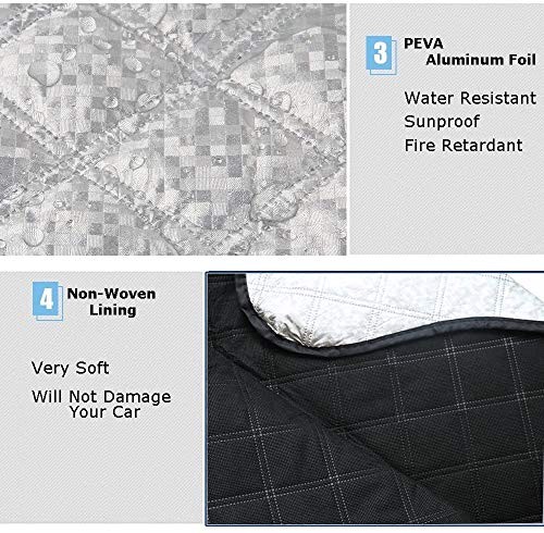 Car Windshield Cover, Heavy Duty Ultra Thick Protective Windscreen Model C