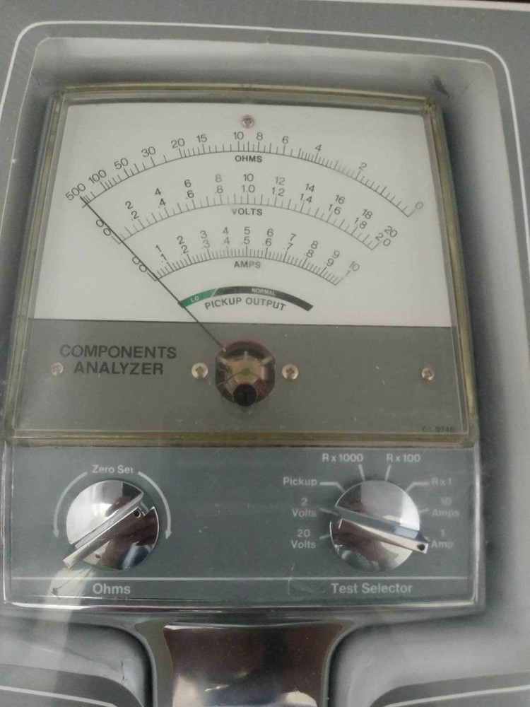 Vintage Components Analyzer 4083 - Amps Ohms Pickup Coil Volts Ignition Test