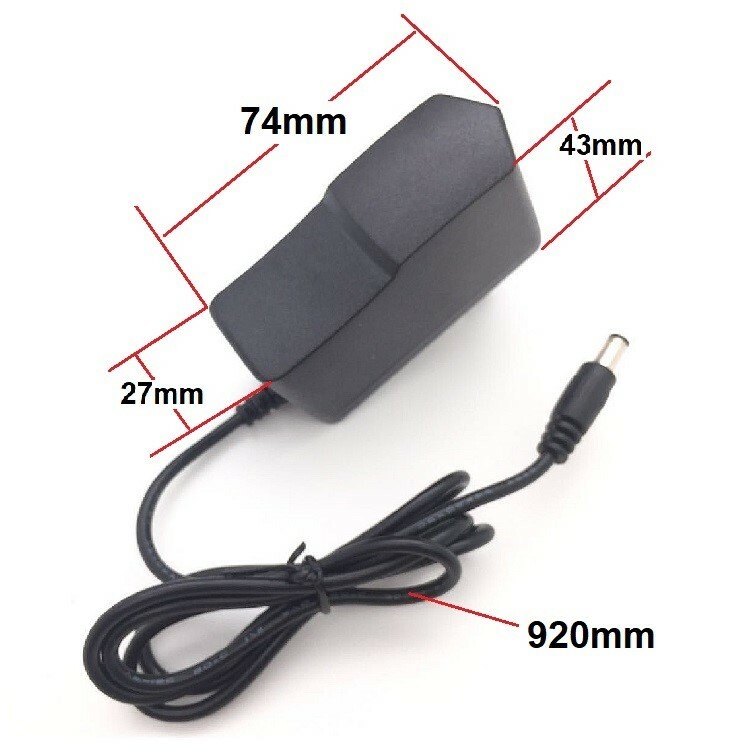 3V 1A AC/DC Adapter (wall wart) Power Supply Home Electronics 5.5x2.1mm Plug