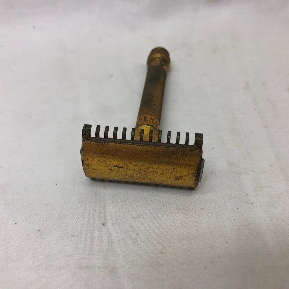 Vintage Gillette Gold Safety Razor