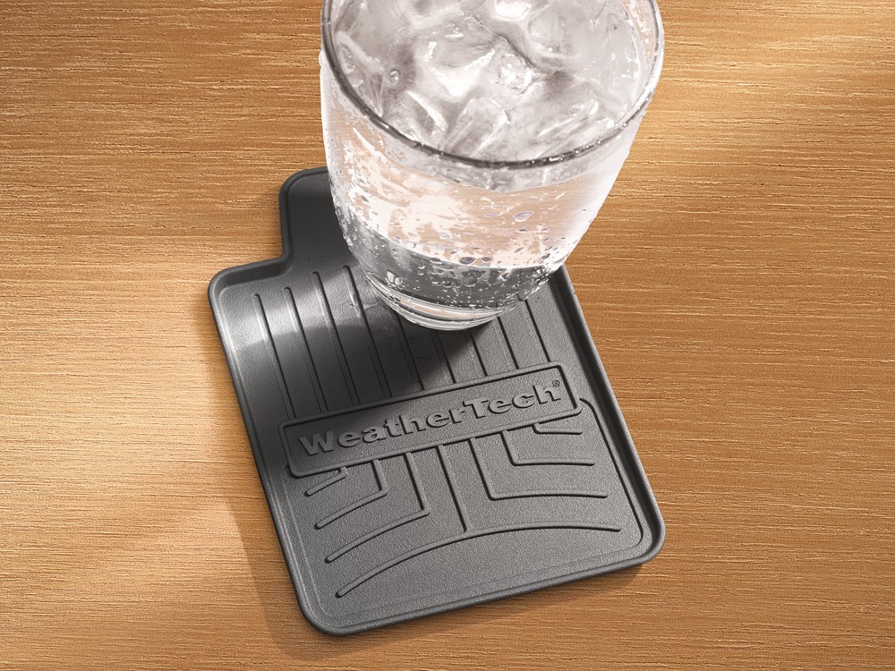 WeatherTech FloorLiner Drink Coasters - Floor Mat- 4 Pack