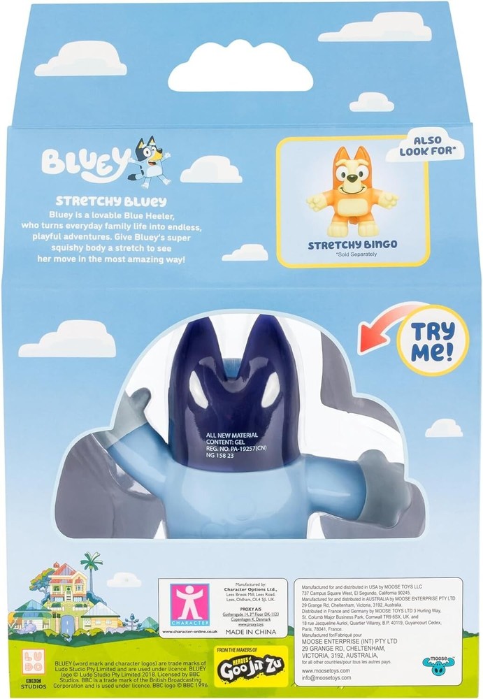 Bluey - Stretchy Bluey - Brand New