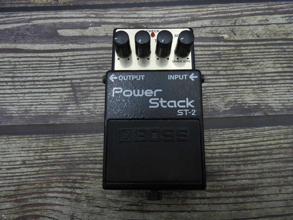 Boss ST-2 Power Stack Distortion Guitar Effect Pedal used from japan