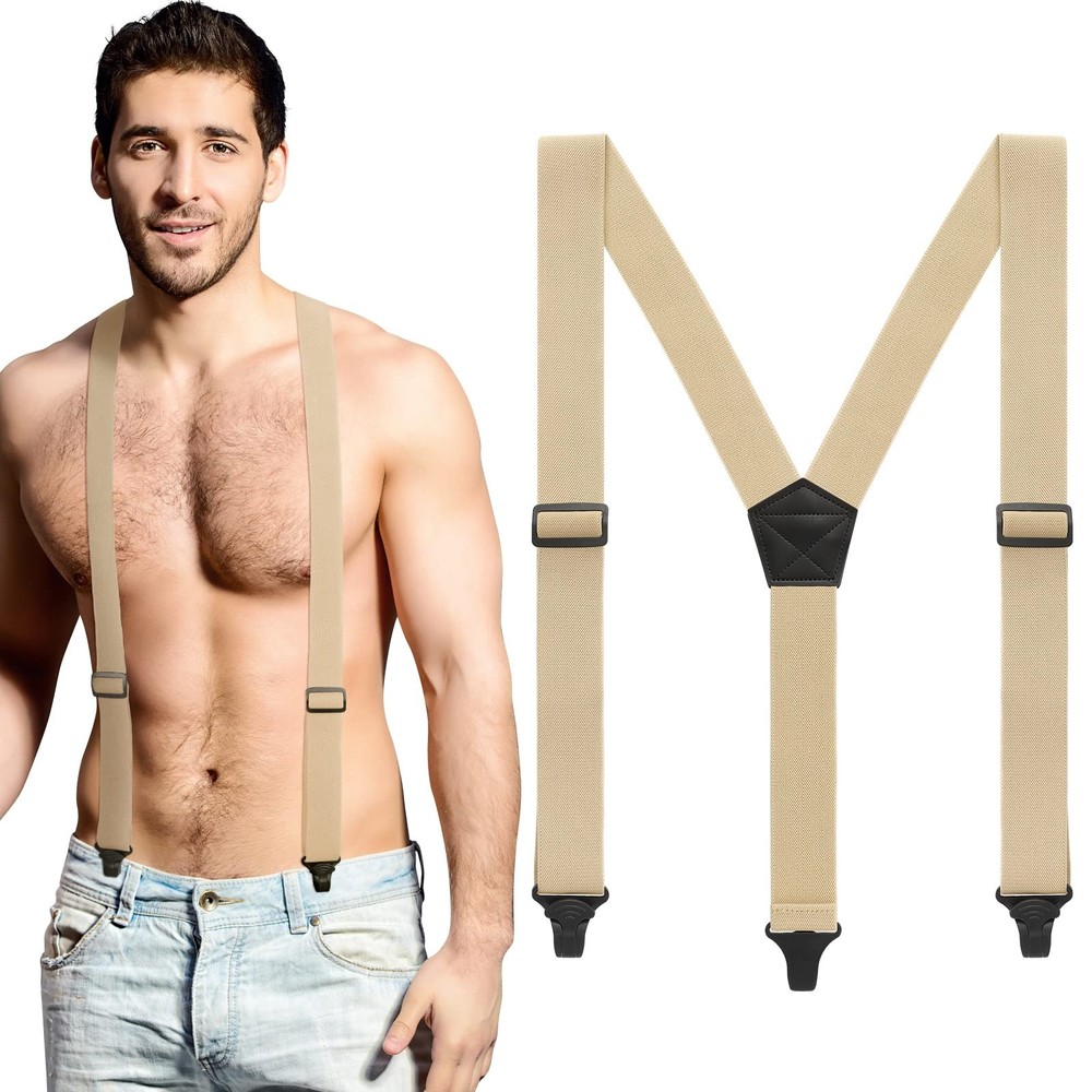 Hidden Undershirt Suspender Airport Friendly Straps Y-Back