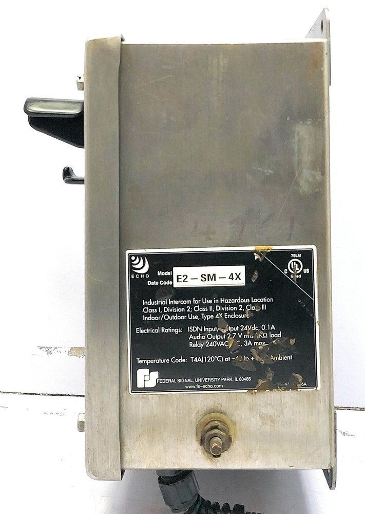 Federal Signal E2-SM-4X 2 Digital Intercom Station Module