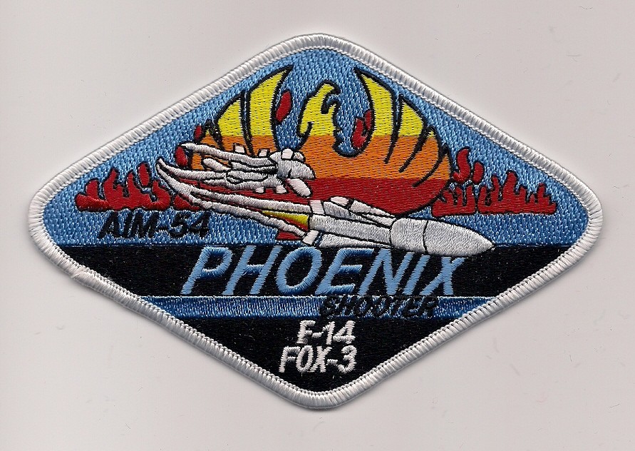 F-14 TOMCAT AIM-54 PHOENIX SHOOTER FOX-3 patch