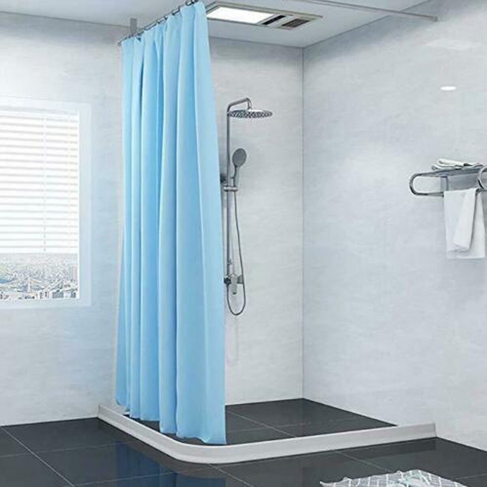 Flexible Water Stopper Shower Barrier Silicone Bathroom Floor Retaining Strip.