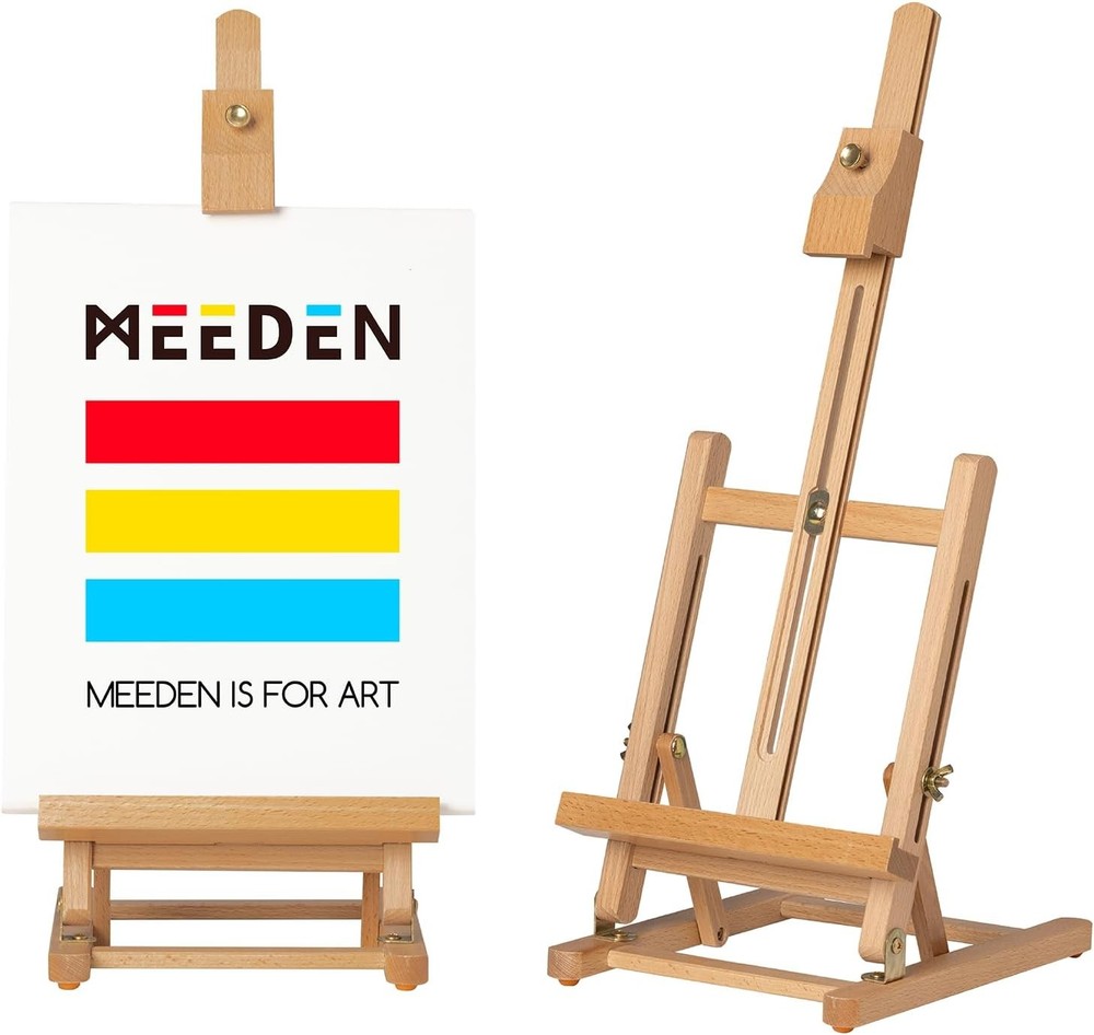 Tabletop Easel for Painting H-Frame, Adjustable Painting & Display Table Top Eas