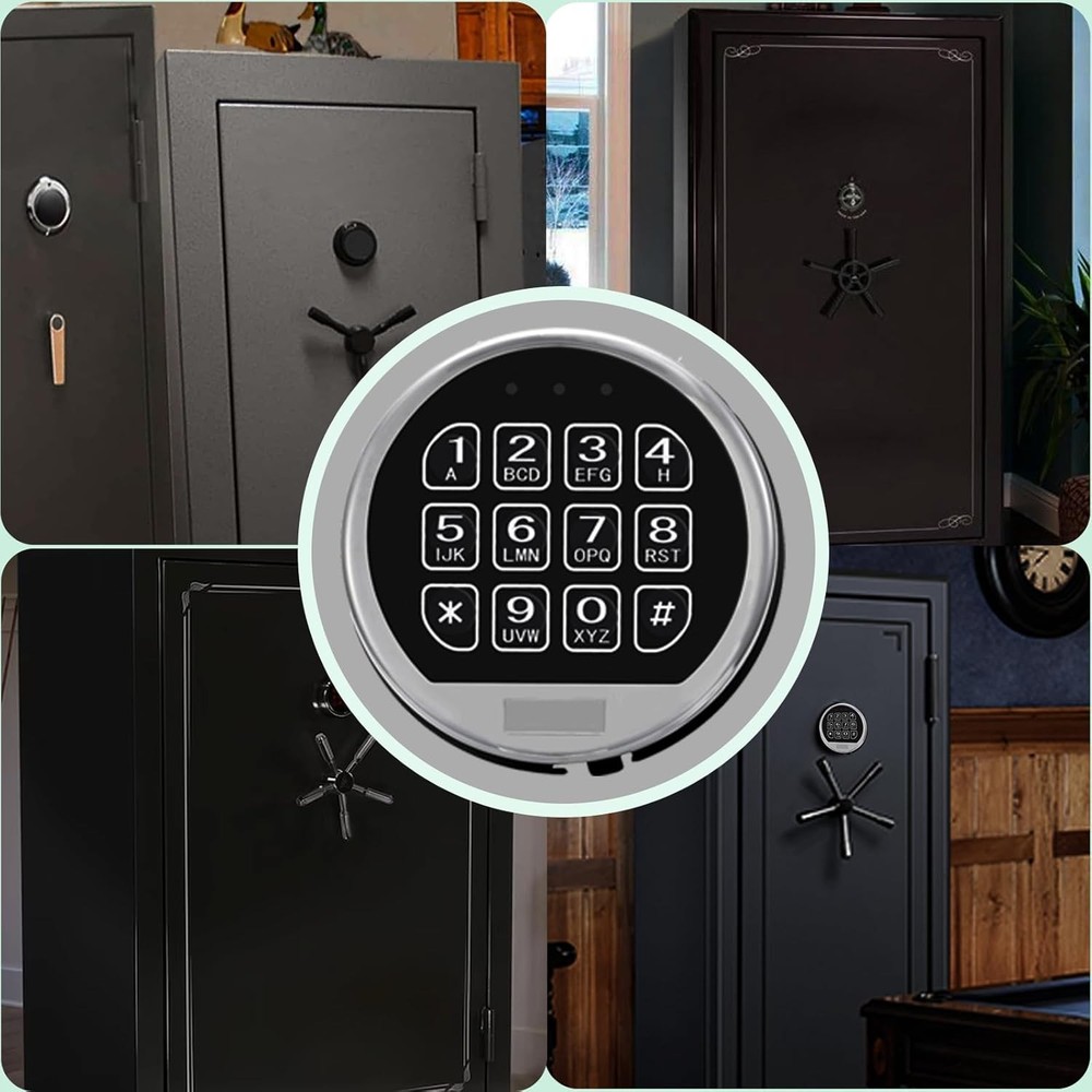 Electronic Safe Lock Gun Safe Lock Replacement with Swing Bolt Lock