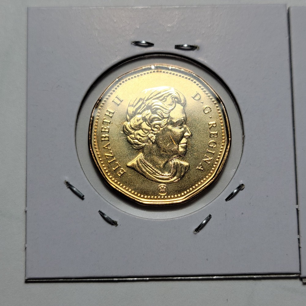 BOTH 2012 NO Security & Security CANADA 1 Dollar UNC Old & New Generation Loonie