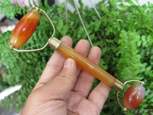 NATURAL RED AGATE MASSAGE WAND POWERFUL HEALING