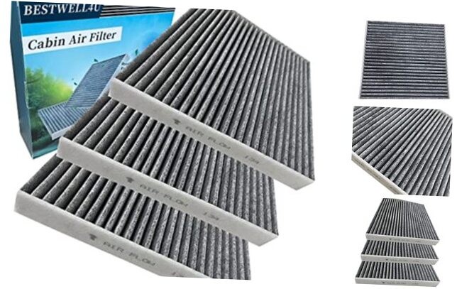 3 Pack Cabin air filter Replacement for CP134,CF10134