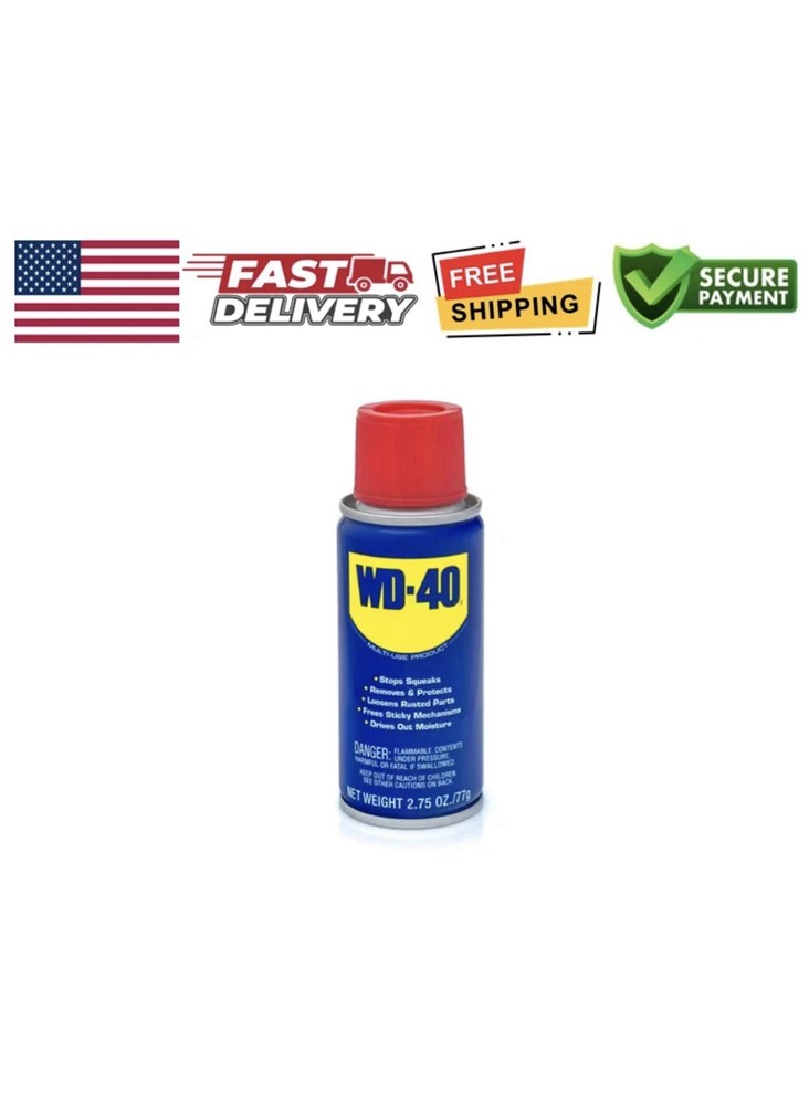 WD-40 2.75 oz Multi-Use Lubricant Spray Handy Can - Multi-Purpose Solution