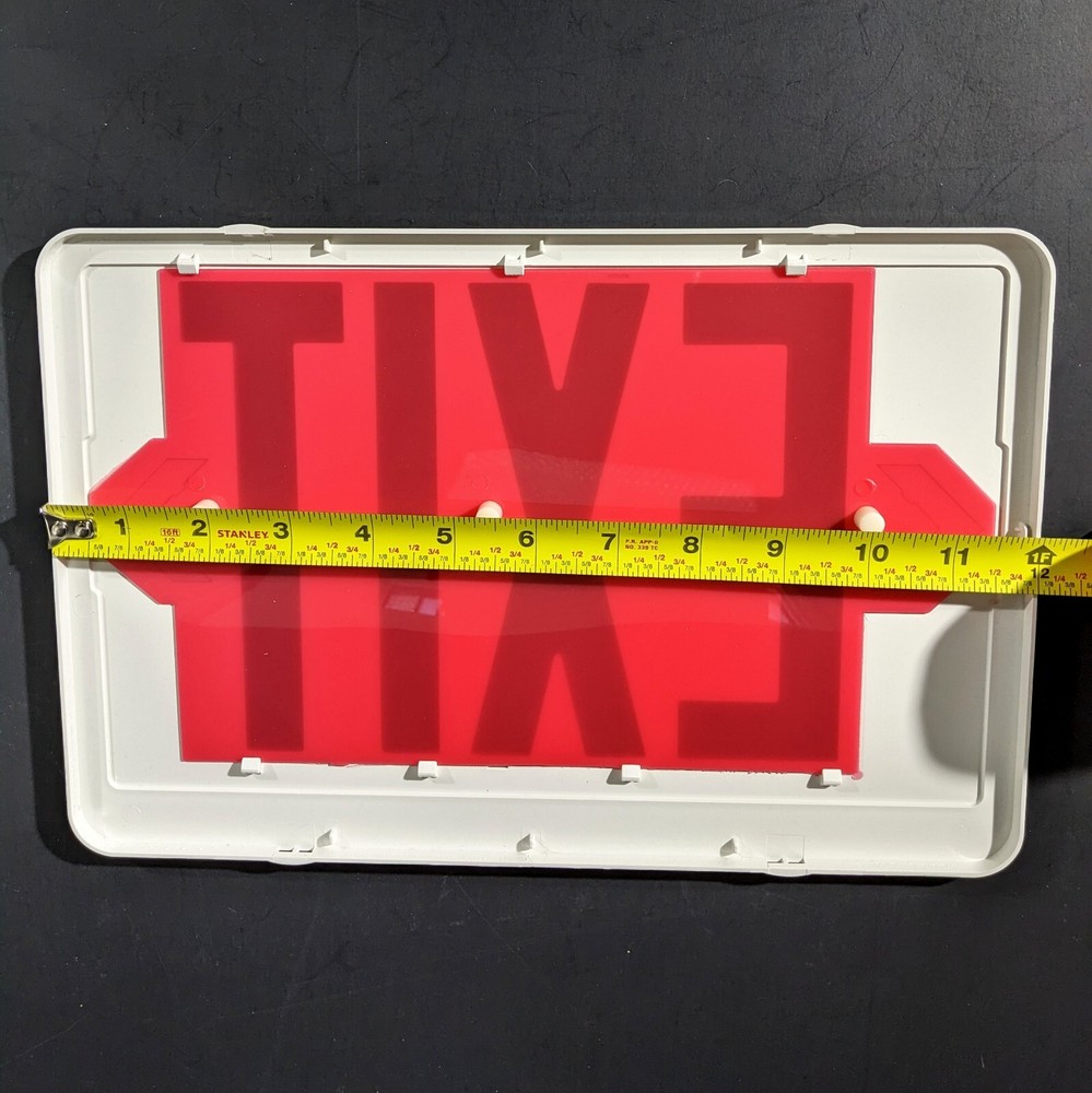 EXIT Sign Front Panel Part Replacement 1003 866 837 Plastic 1005 190 230