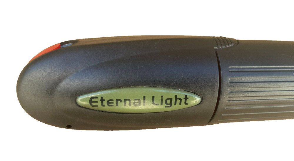 Black Red 9" LED Lighted Battery Operated Screwdriver with 6 Assorted Bits