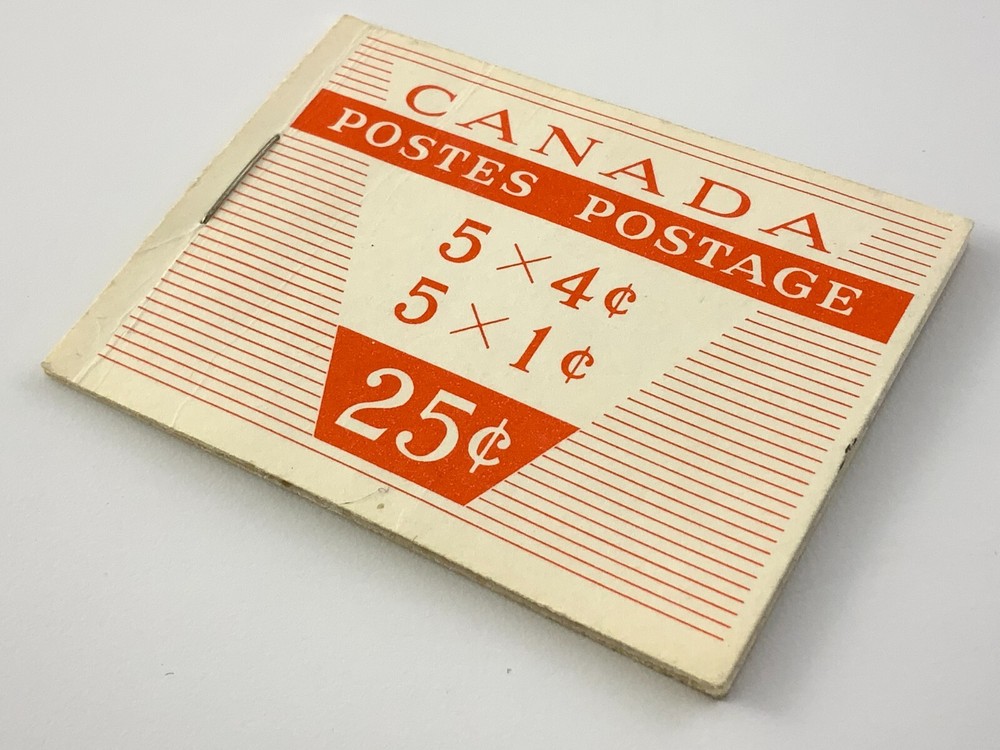 Canada Postage Vintage Stamp Booklet Only 1 Stamp Left FF754