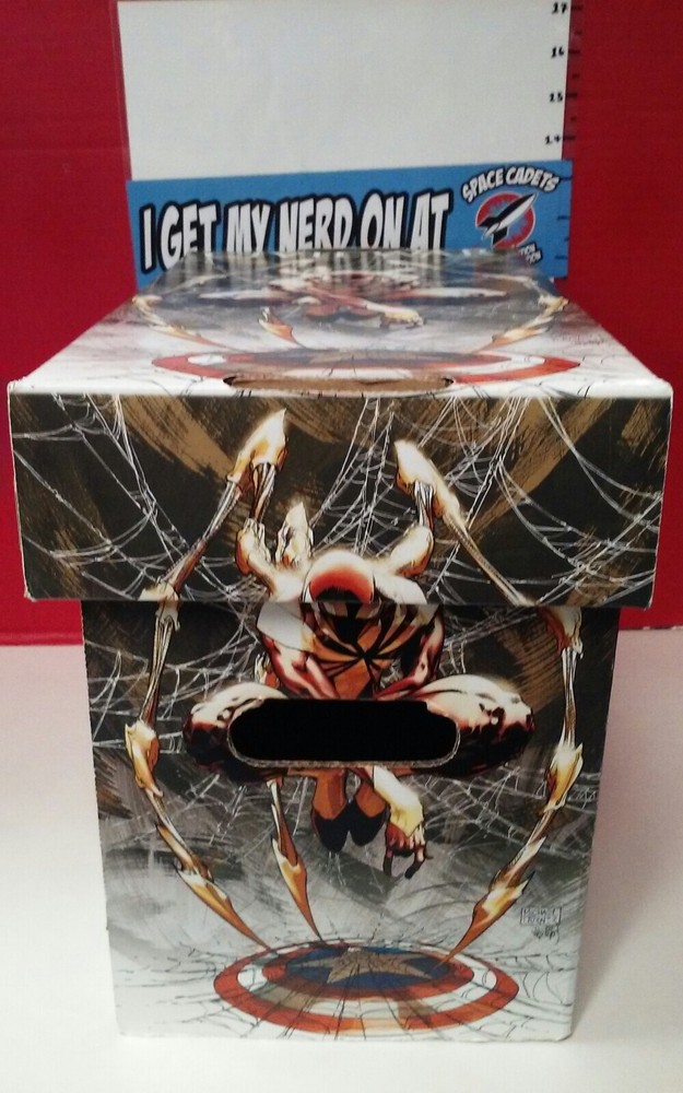 Marvel Iron Spider Spider-Man Civil War Short Comic Box Michael Turner