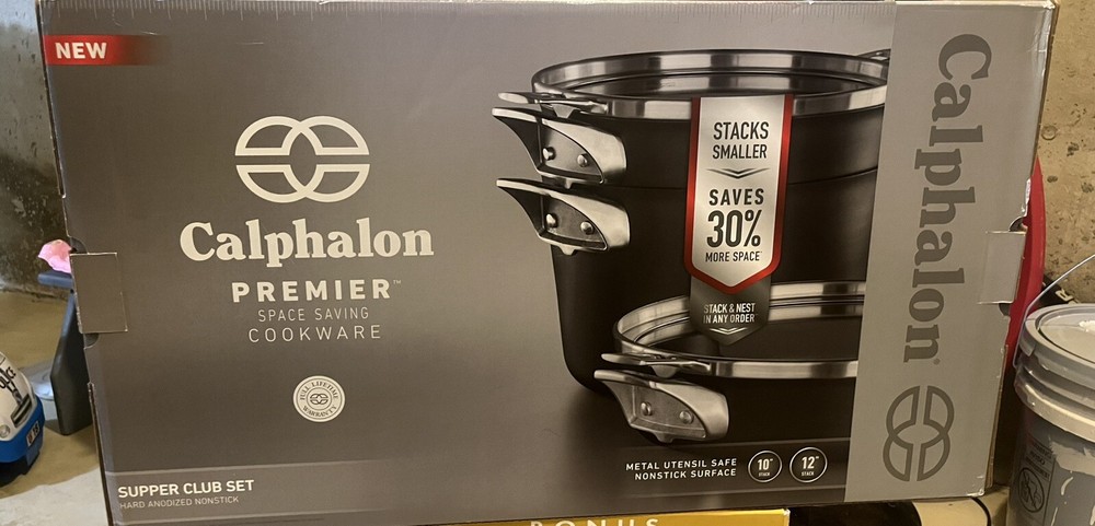 Calphalon Premier Space Saving Cookware Supper Club Set