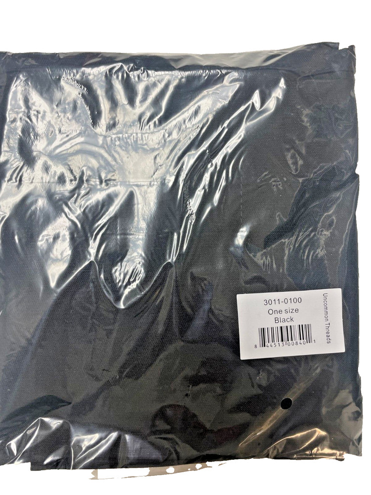 Uncommon Threads Classic Adjustable Bib Apron in Black