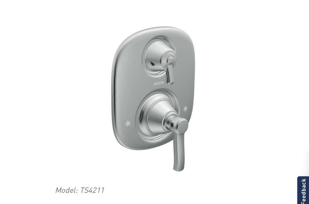 TS4211 Rothbury Two Handle Volume Control Trim Chrome * Read Description*