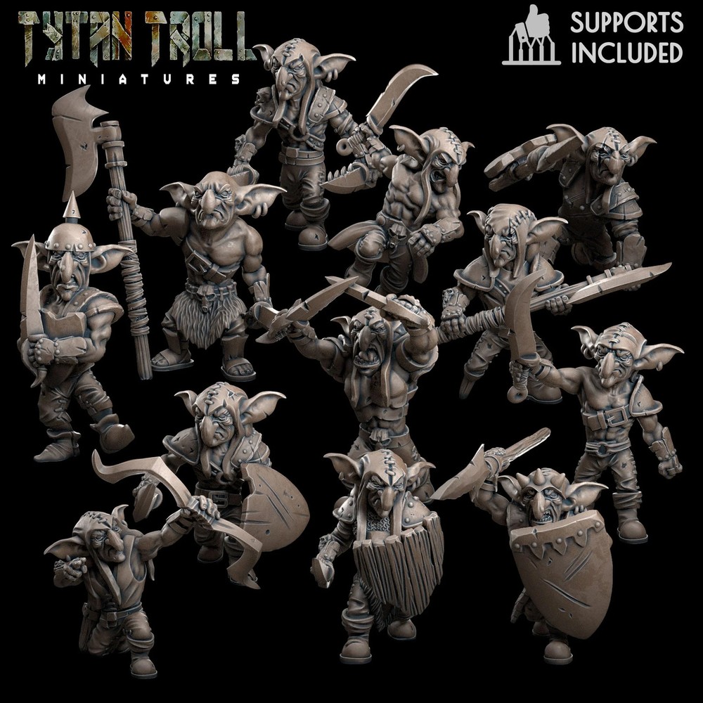 Goblin Raiders Miniature