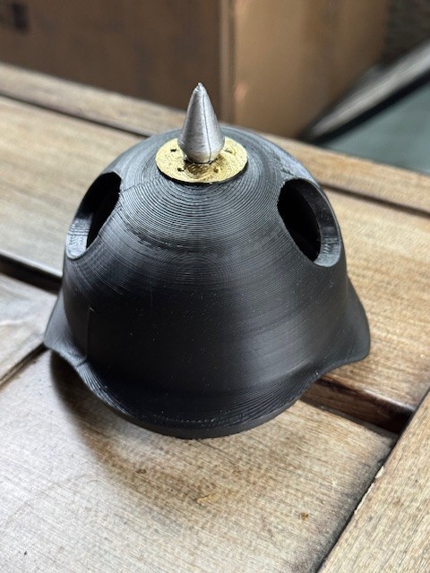3D-Printed German Military Helmet for Cats