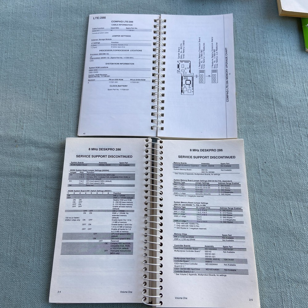 Compaq Computer Quick Reference Guide Volume One 25 Edition 1989 1996 Vintage