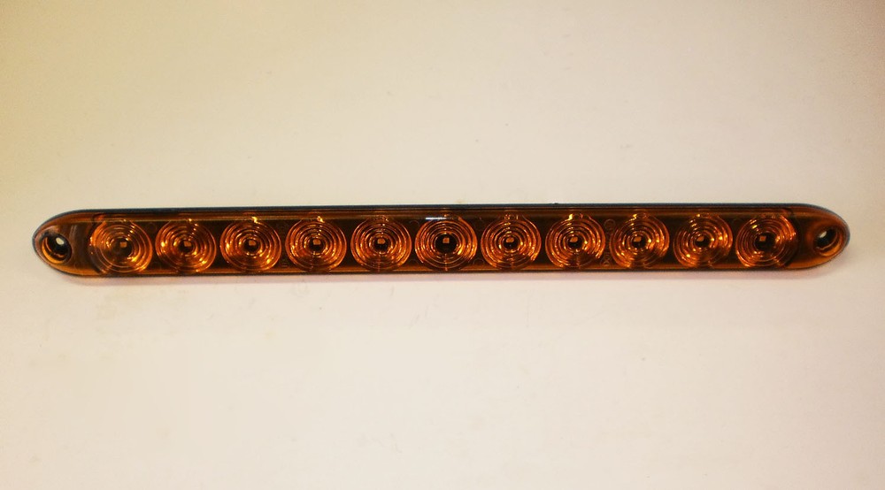 15" Amber Dual Function Turn Marker Light LED Truck Trailer TecNiq USA