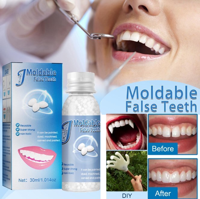 False Teeth Solid Glue Temporary Tooth Repair Tooth Moldable Teeth Gap Denture