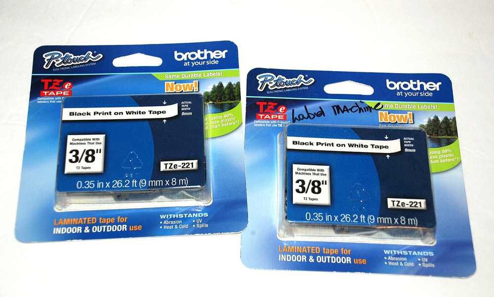 BROTHER PT 1950/1960 Labeling System Label Maker 13 Cartridges User Guide Bundle
