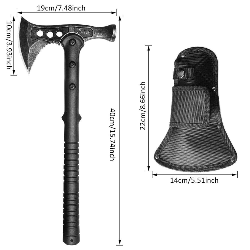 New Tactical Tomahawk Downrange Camping Outdoors Hammer Rescue Axe Multifunction