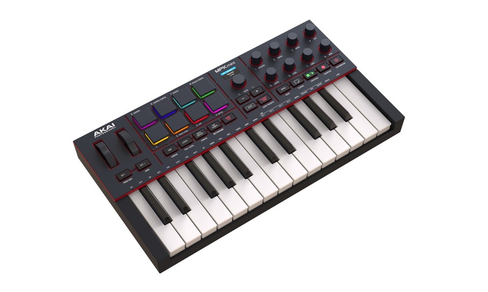 (NEW) Akai MPK Mini IV 25-key MIDI Controller Keyboard (Black)