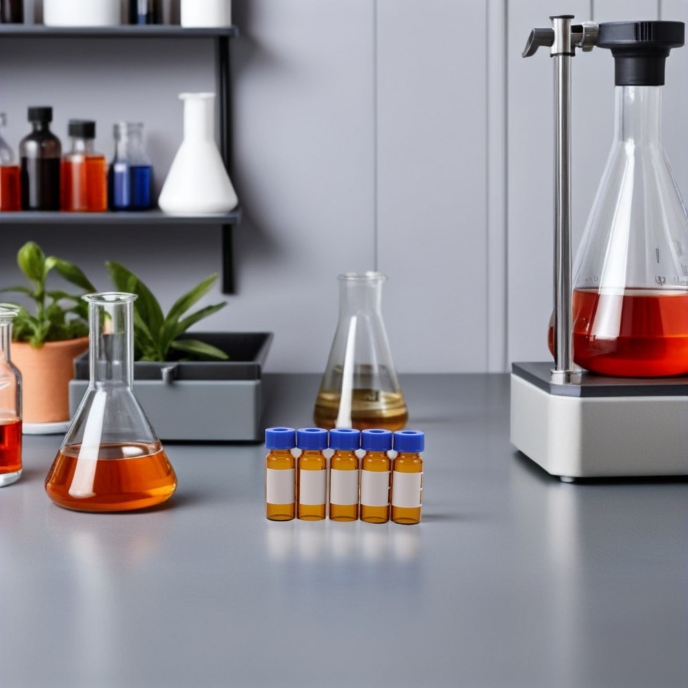 100 Pcs Chromatography Sample Vials Laboratory Bottles Auto Sampler