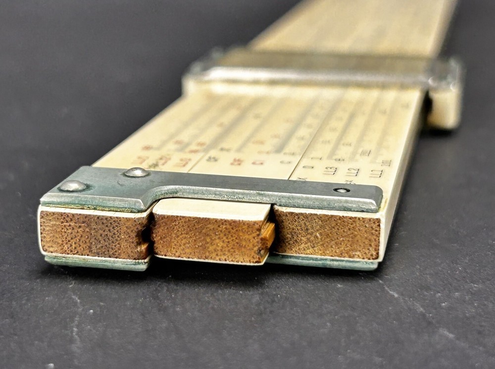 Vintage Post Versalog 1460 Slide Rule with Leather Case