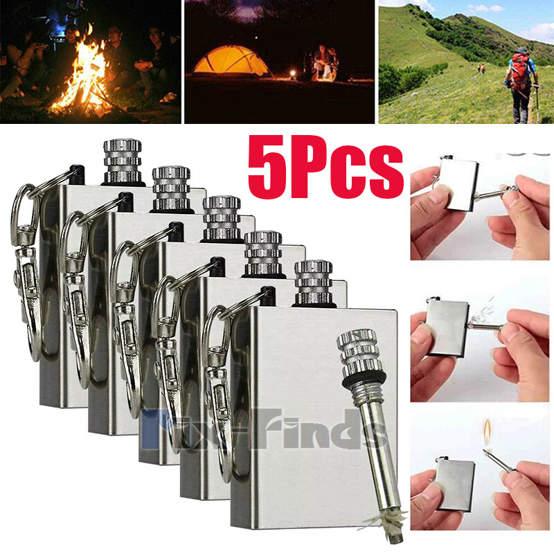 Fire Starters Permanent Match Lighter Waterproof Camping Metal Striker Survival