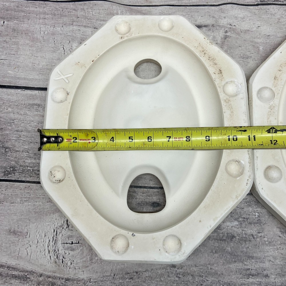 Ceramic Slip Casting Mold Wall Plaque Atlantic #A1084