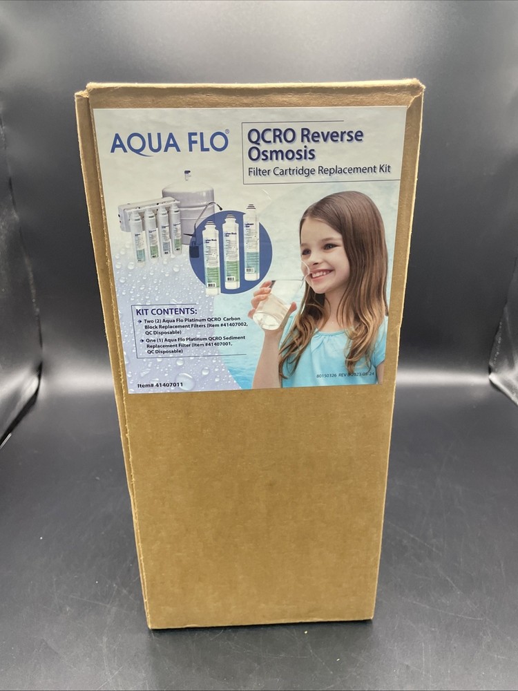 Aqua Flo Platinum QCRO RO Filter Replacement Kit - Membrane Sold Separately