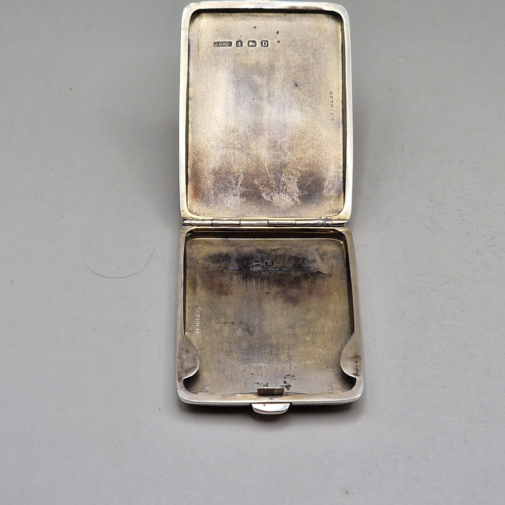 Sterling Silver Matchbook Case by D Bros 1928