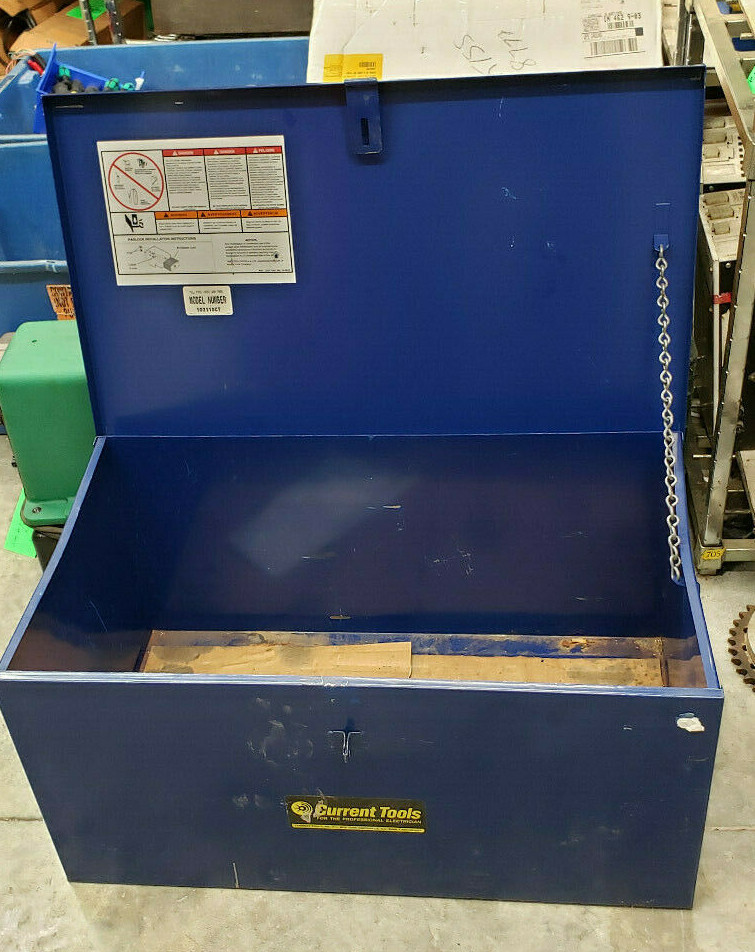 Current Tools 103115CT  281 Bending Table EMPTY Storage Box.  BUYER PICKUP ONLY