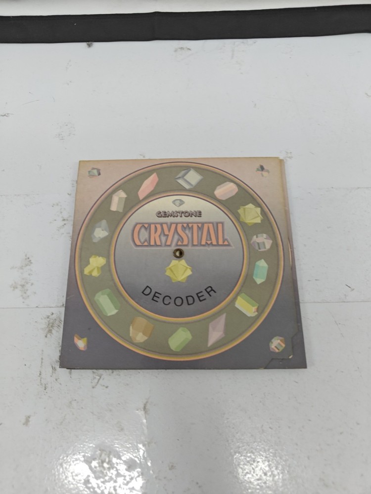 Rare Gemstone Crystal Decor Wheel Template Book