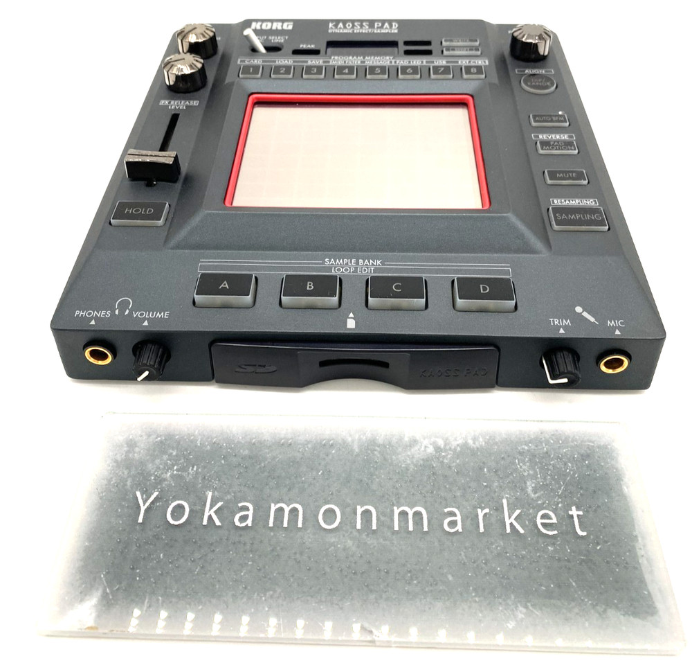 KORG KP3 Kaoss Pad Effect Sampler Module With AC Adapter Used