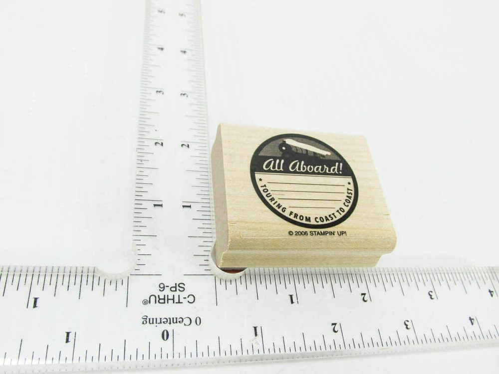 All Aboard From Coast To Coast Rubber Stamp - Stamp Set E01