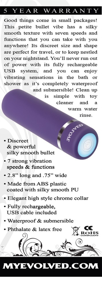 Purple Passion Clitoral Rechargeable Vibrator Vibe