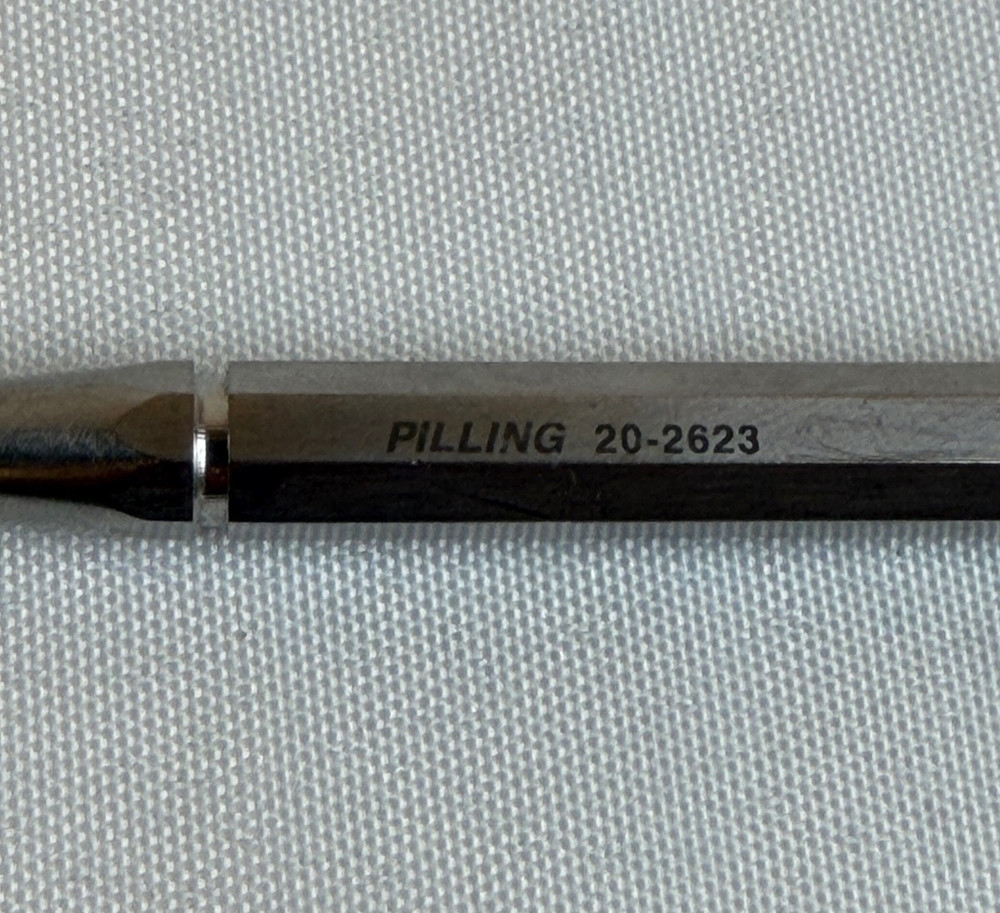 Pilling Weck Teleflex 20-2623 Barr Crypt Hook 10" Double Ended Retractor