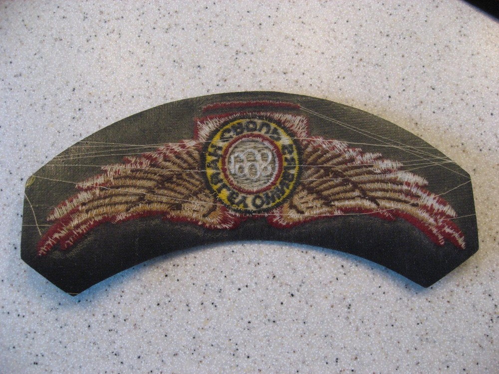 Harley Davidson Harley Owners Group 1998 Spread Wing Embroidered Rocker Patch