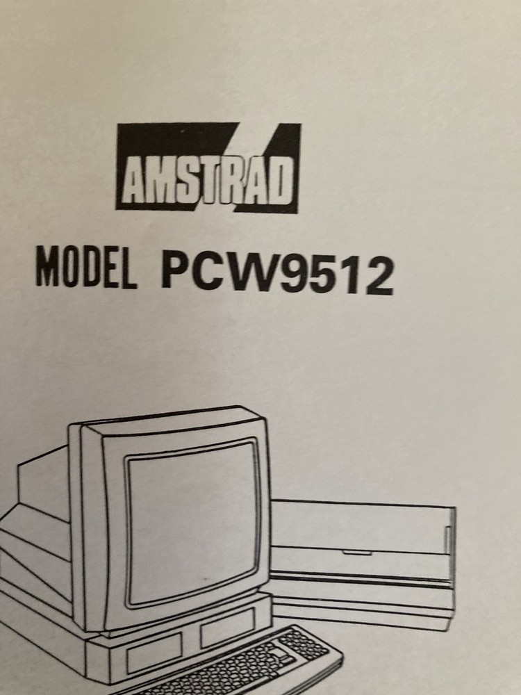 Amstrad Service Manual Model Pcw9512 Personal Computer with Word Processor