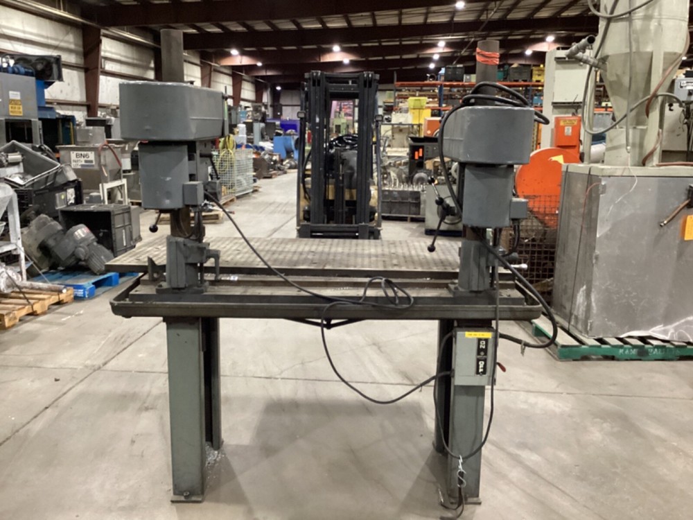 1668 & 1687 Clausing Dual Head Drill Press Tested #1YK