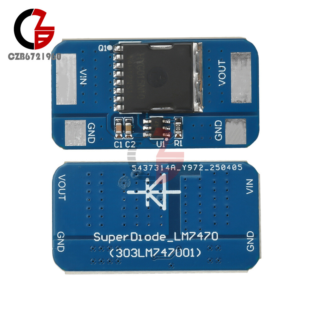 Ideal Diode Module Backflow Prevention Ideal Diode Rectifier 5-30V 10A LM74700