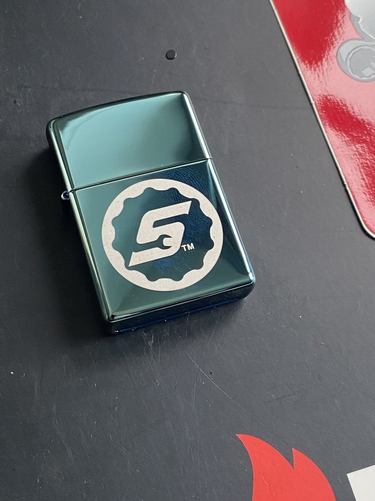GENUINE SNAP ON 2020 GREEN LOGO ZIPPO